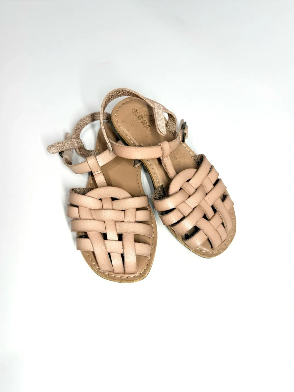Old Navy Toddler Girl Blush Pink Sandals 8